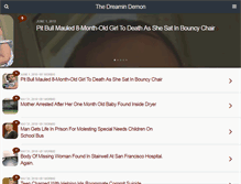 Tablet Screenshot of dreamindemon.com